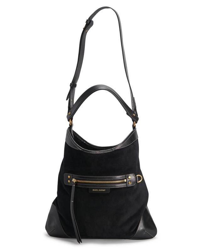 Botsy Day Hobo Mix-Leather Shoulder Bag